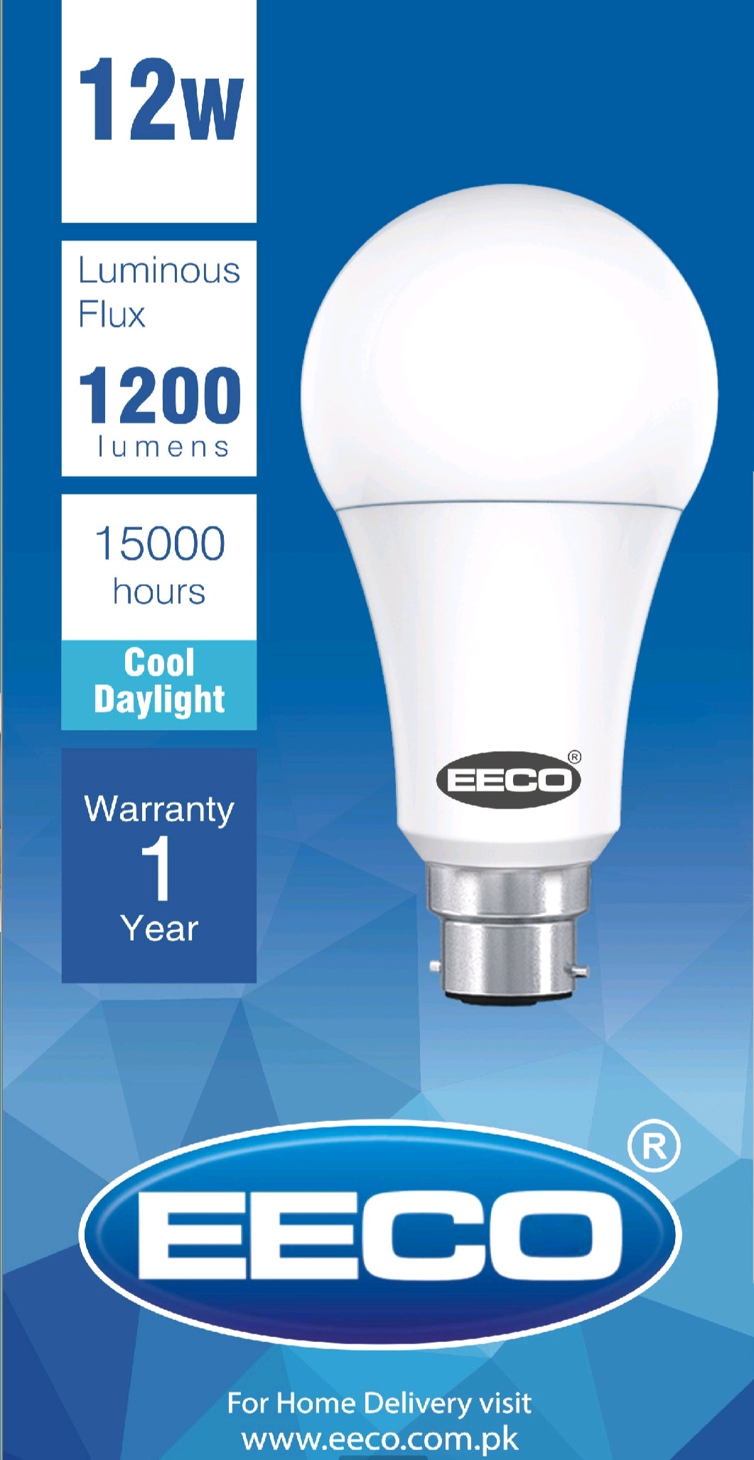 12 Watt LED Bulb - EECO